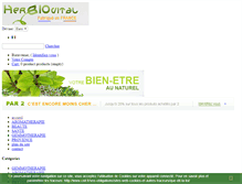 Tablet Screenshot of boutique-herbiovital.com